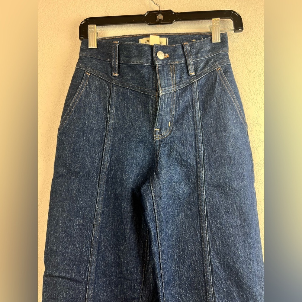 Madewell The Perfect Vintage Straight Jean in Greenhaven Wash Seamed Version - Picture 2 of 9